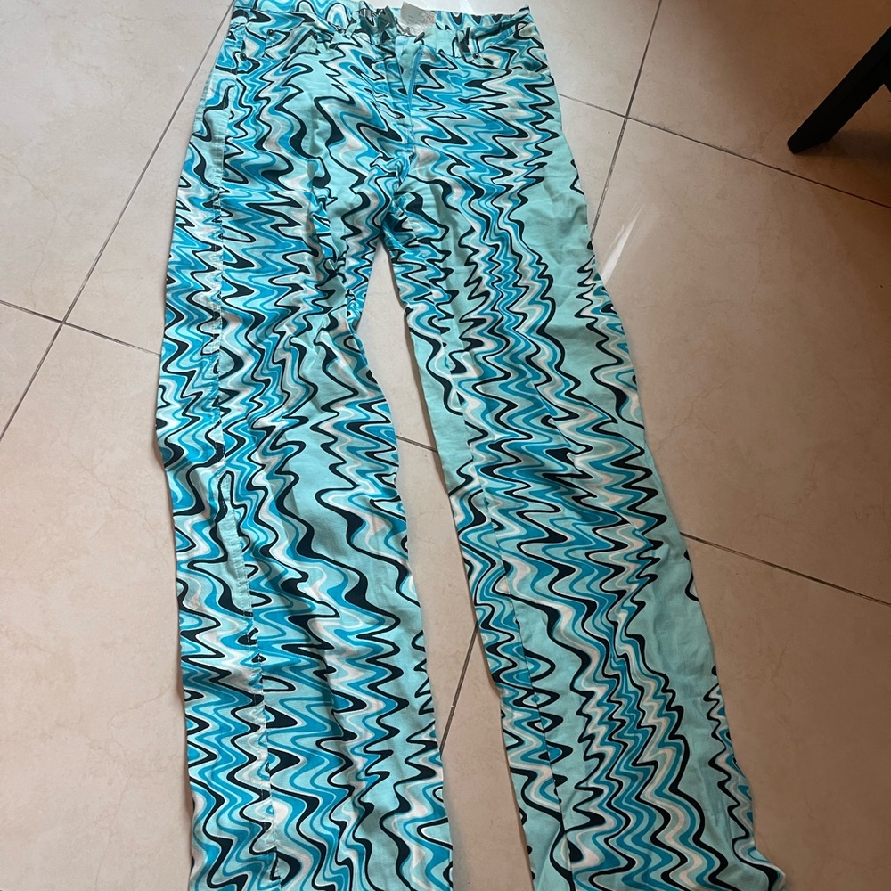 Missoni Vibrant Zigzag Pattern Pants